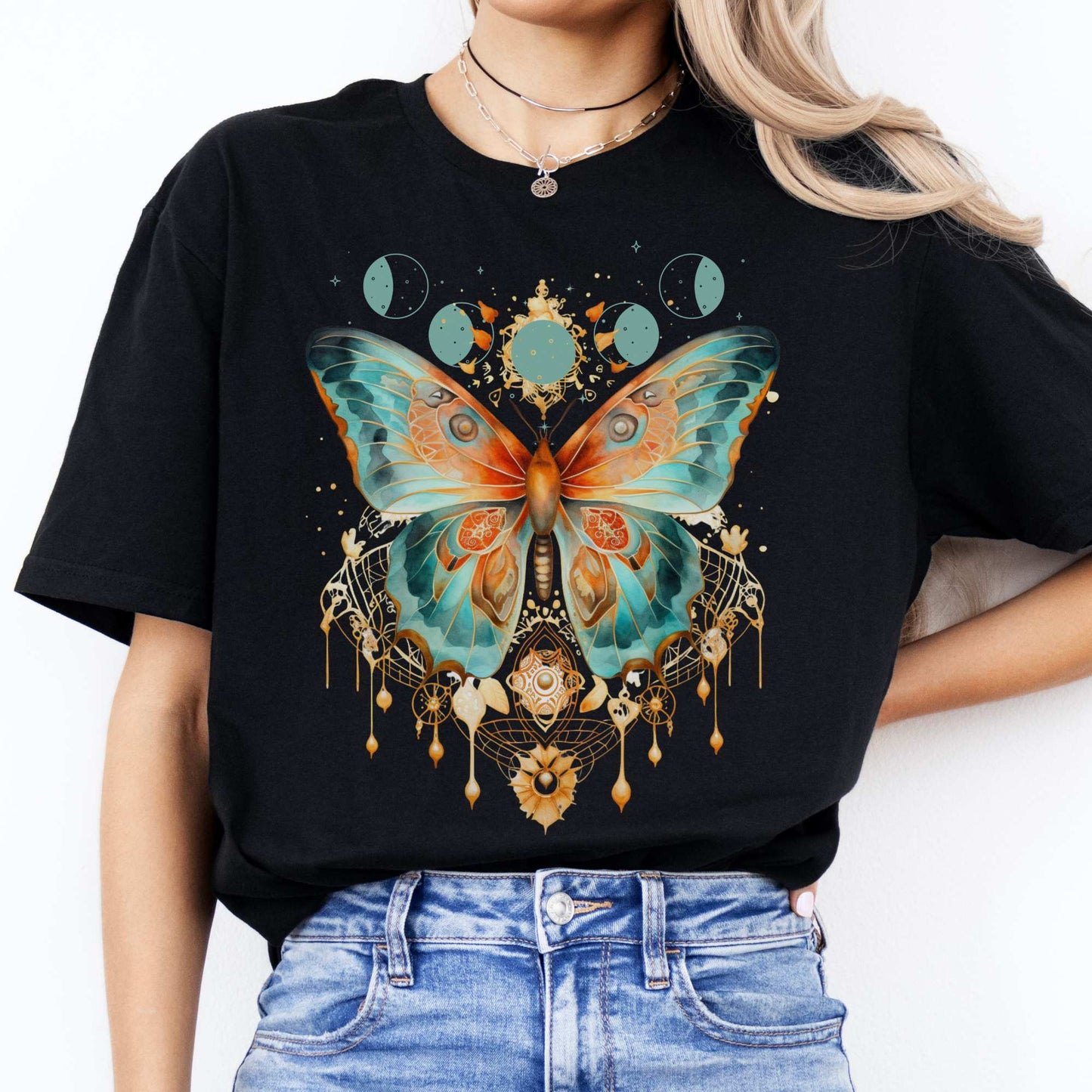 Mystical and Whimsical Butterfly Shirt Black / S T-Shirt The Mystic Eden Bookish Book Lovers
