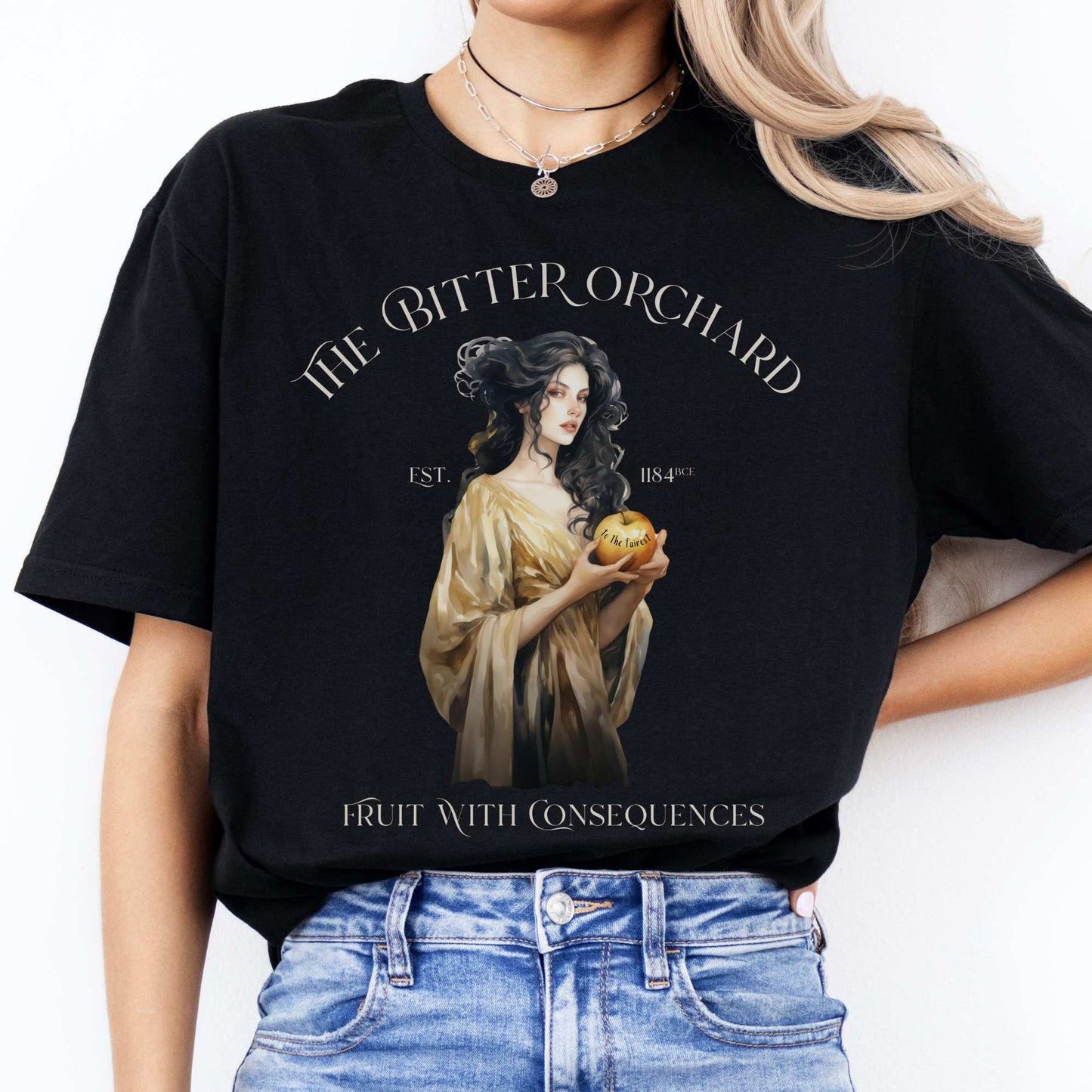 The Bitter Orchard T-Shirt – Fruit With Consequences Black / S T-Shirt The Mystic Eden Bookish Book Lovers
