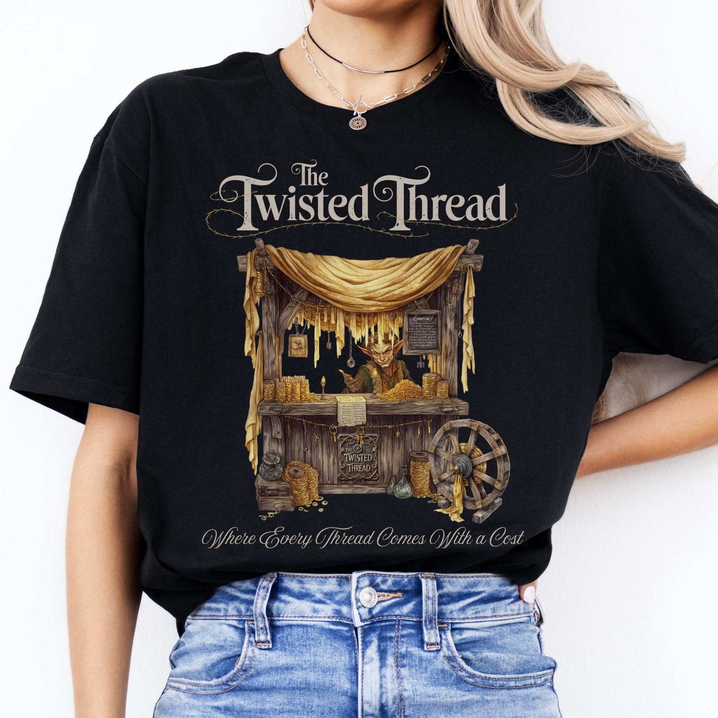 The Twisted Thread Fairytale Shirt Black / S T-Shirt The Mystic Eden Bookish Book Lovers