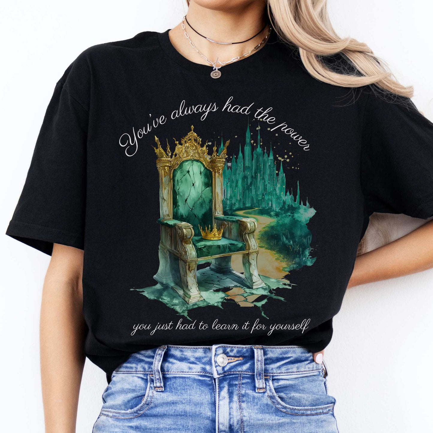 You've Always Had The Power Bookish Shirt Black / S T-Shirt The Mystic Eden Bookish Book Lovers
