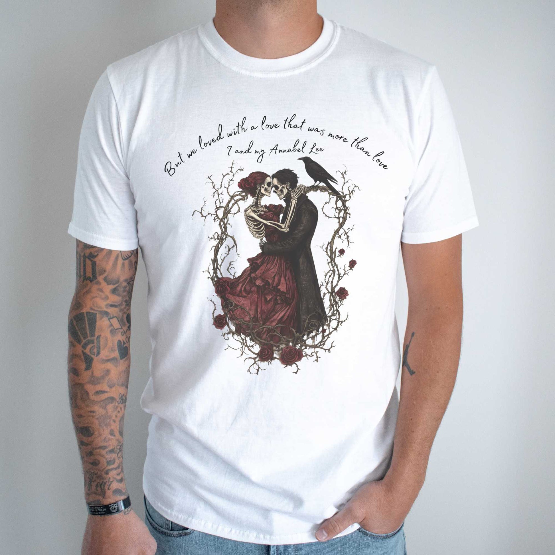 Annabel Lee Edgar Allan Poe Shirt T-Shirt The Mystic Eden Bookish Book Lovers