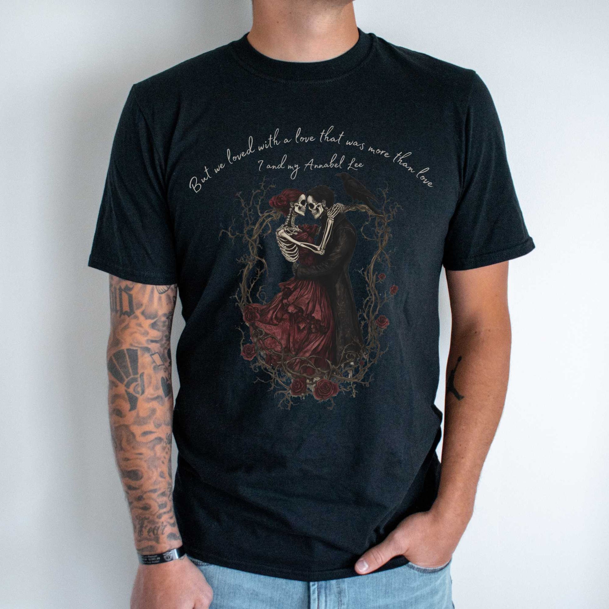 Annabel Lee Edgar Allan Poe Shirt T-Shirt The Mystic Eden Bookish Book Lovers