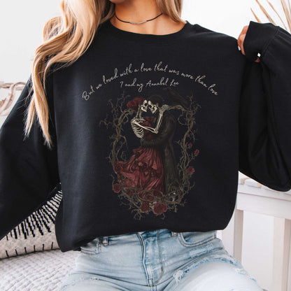 Annabel Lee Edgar Allan Poe Sweatshirt Black / S Sweatshirt The Mystic Eden Bookish Book Lovers
