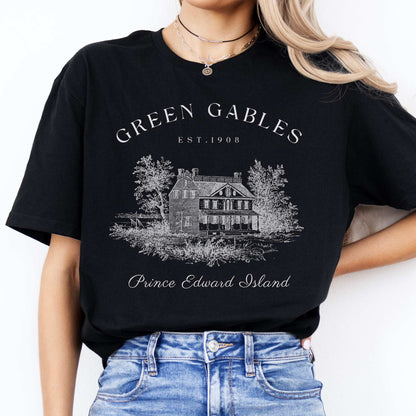 Anne of Green Gables Prince Edward Island T-Shirt Black / S T-Shirt The Mystic Eden Bookish Book Lovers