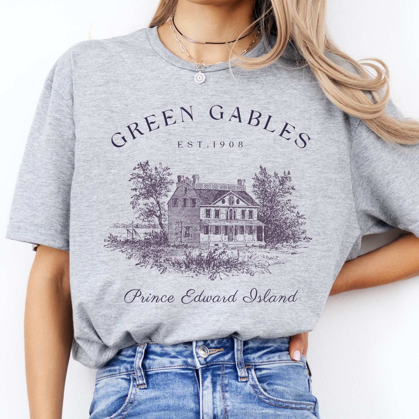 Anne of Green Gables Prince Edward Island T-Shirt Sport Grey / S T-Shirt The Mystic Eden Bookish Book Lovers