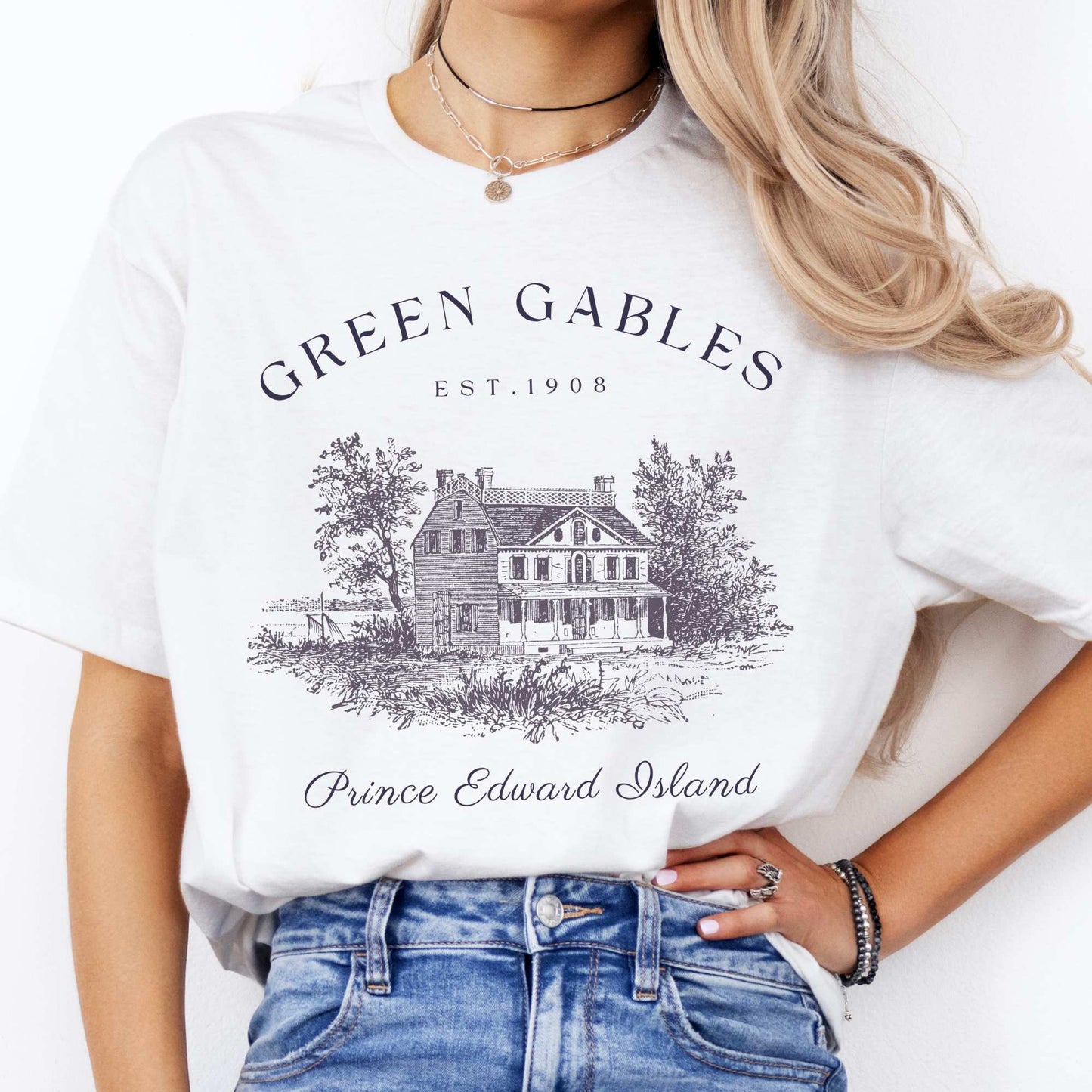 Anne of Green Gables Prince Edward Island T-Shirt White / S T-Shirt The Mystic Eden Bookish Book Lovers