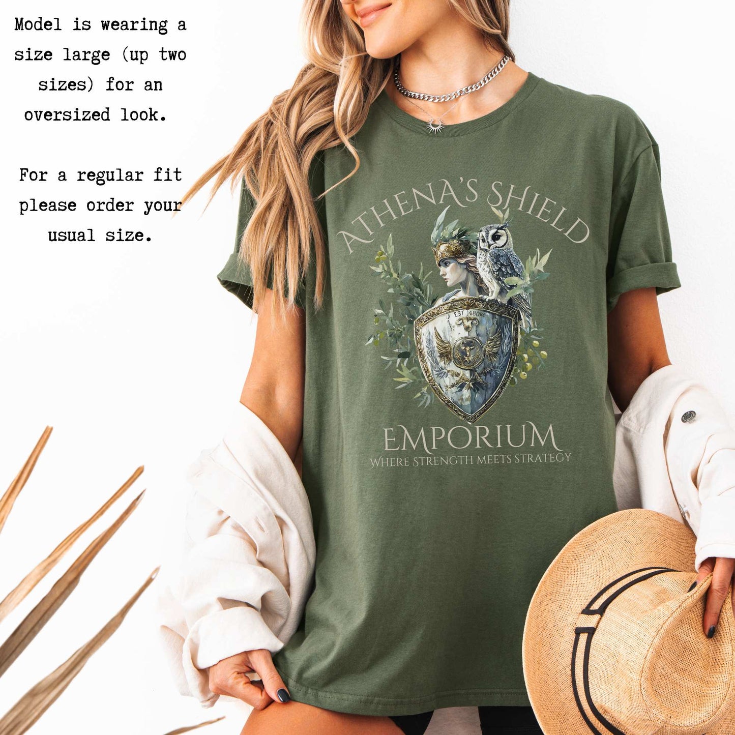 Athena's Shield Emporium Tee T-Shirt The Mystic Eden Bookish Book Lovers