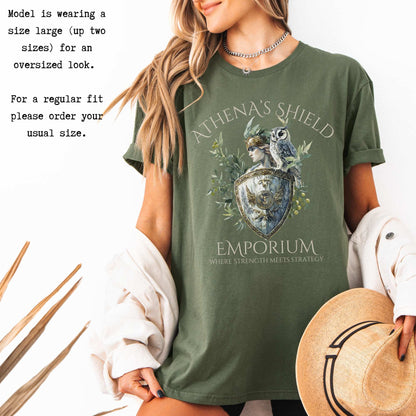Athena's Shield Emporium Tee T-Shirt The Mystic Eden Bookish Book Lovers