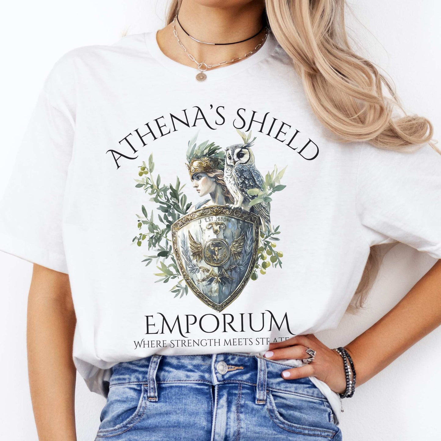 Athena's Shield Emporium Tee White / S T-Shirt The Mystic Eden Bookish Book Lovers
