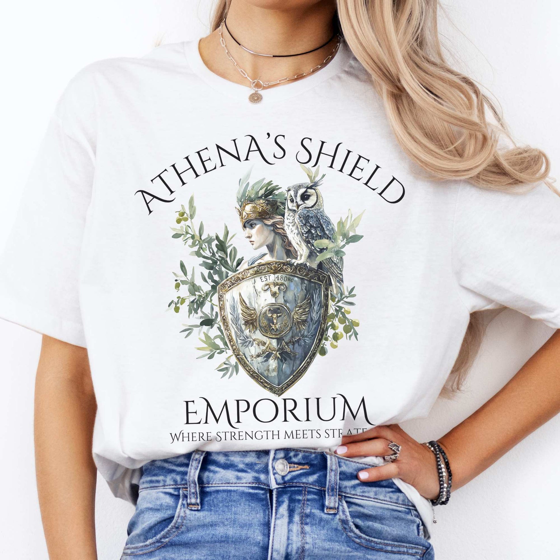 Athena's Shield Emporium Tee White / S T-Shirt The Mystic Eden Bookish Book Lovers