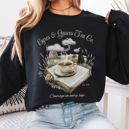 Eyres & Graces Tea Co. Sweatshirt Black / S Sweatshirt The Mystic Eden Bookish Book Lovers
