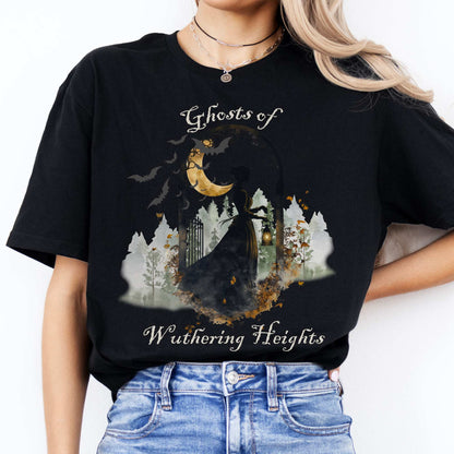 Ghosts of Wuthering Heights Halloween Shirt Black / S T-Shirt The Mystic Eden Bookish Book Lovers