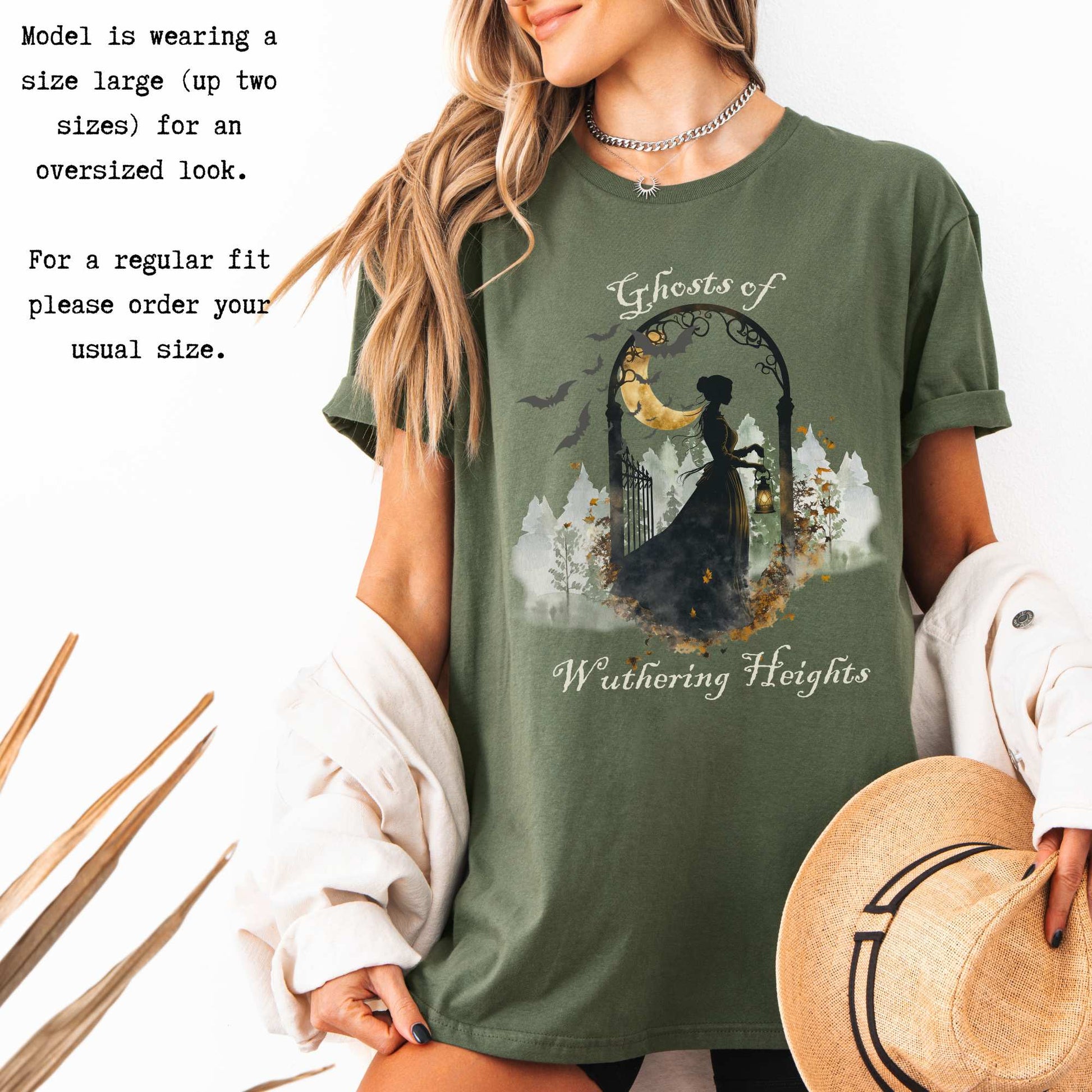 Ghosts of Wuthering Heights Halloween Shirt T-Shirt The Mystic Eden Bookish Book Lovers