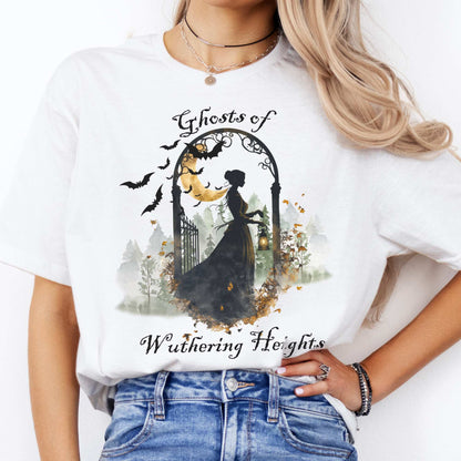 Ghosts of Wuthering Heights Halloween Shirt White / S T-Shirt The Mystic Eden Bookish Book Lovers