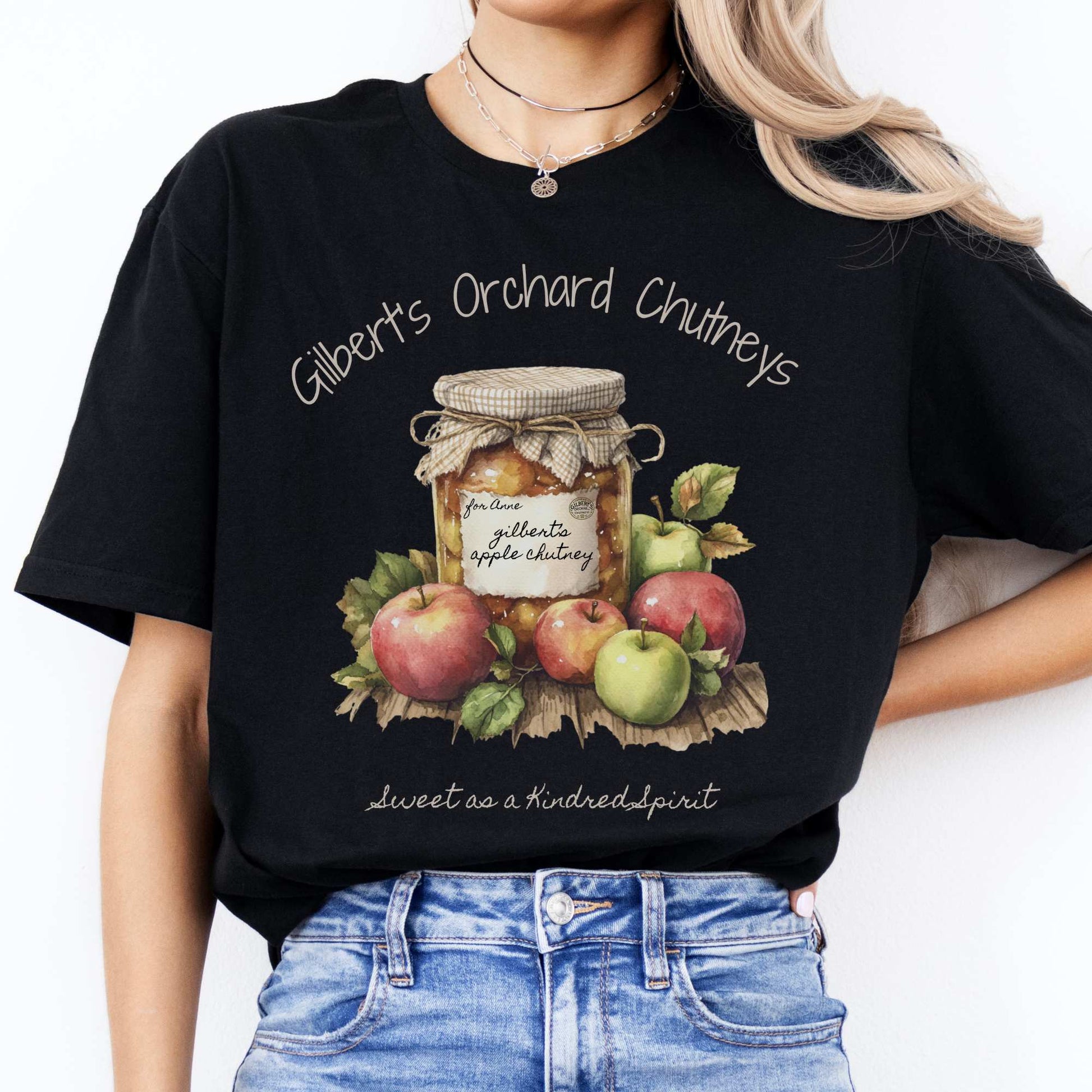 Gilbert's Orchard Chutneys Tee Black / S T-Shirt The Mystic Eden Bookish Book Lovers