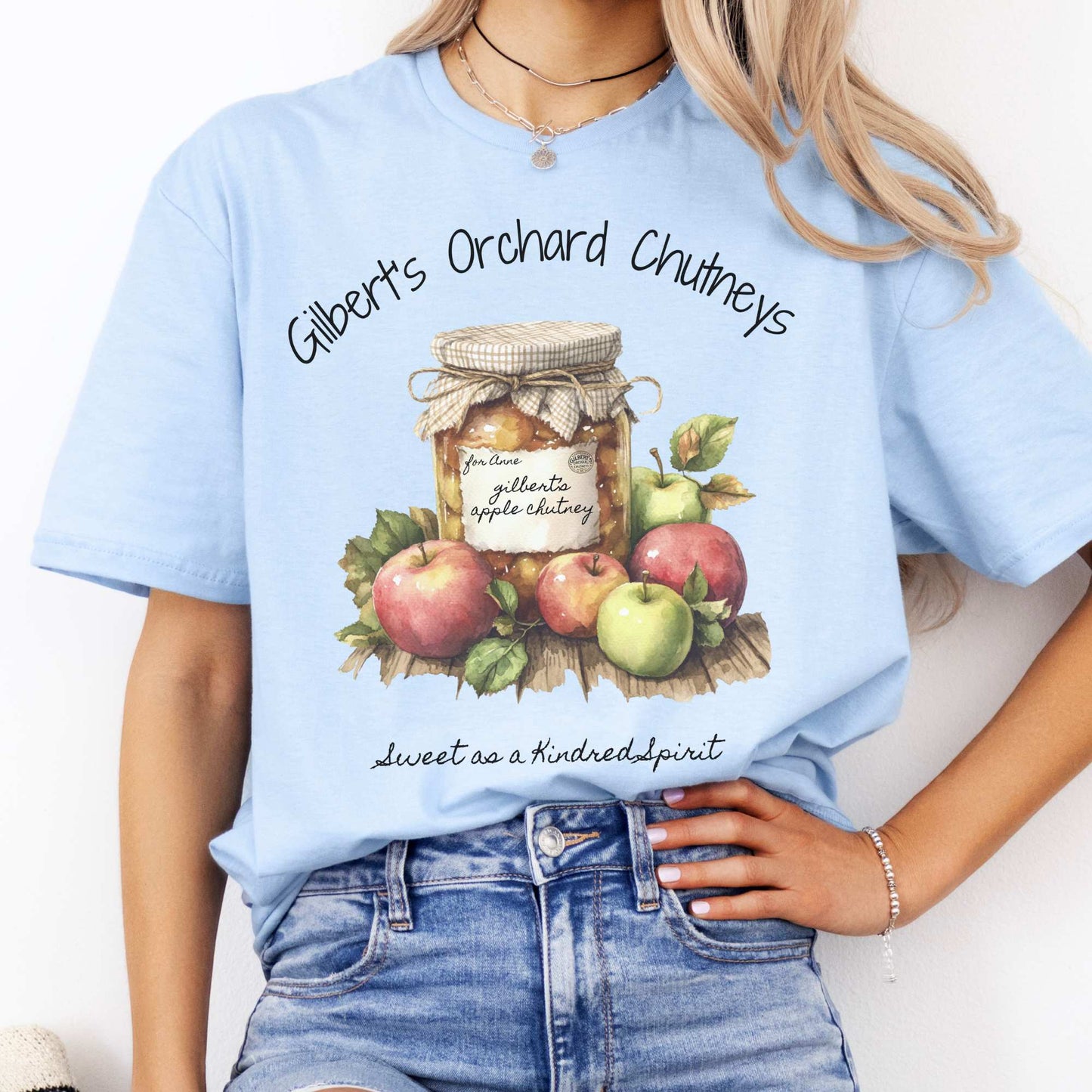 Gilbert's Orchard Chutneys Tee Light Blue / S T-Shirt The Mystic Eden Bookish Book Lovers