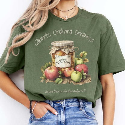 Gilbert's Orchard Chutneys Tee Military Green / S T-Shirt The Mystic Eden Bookish Book Lovers