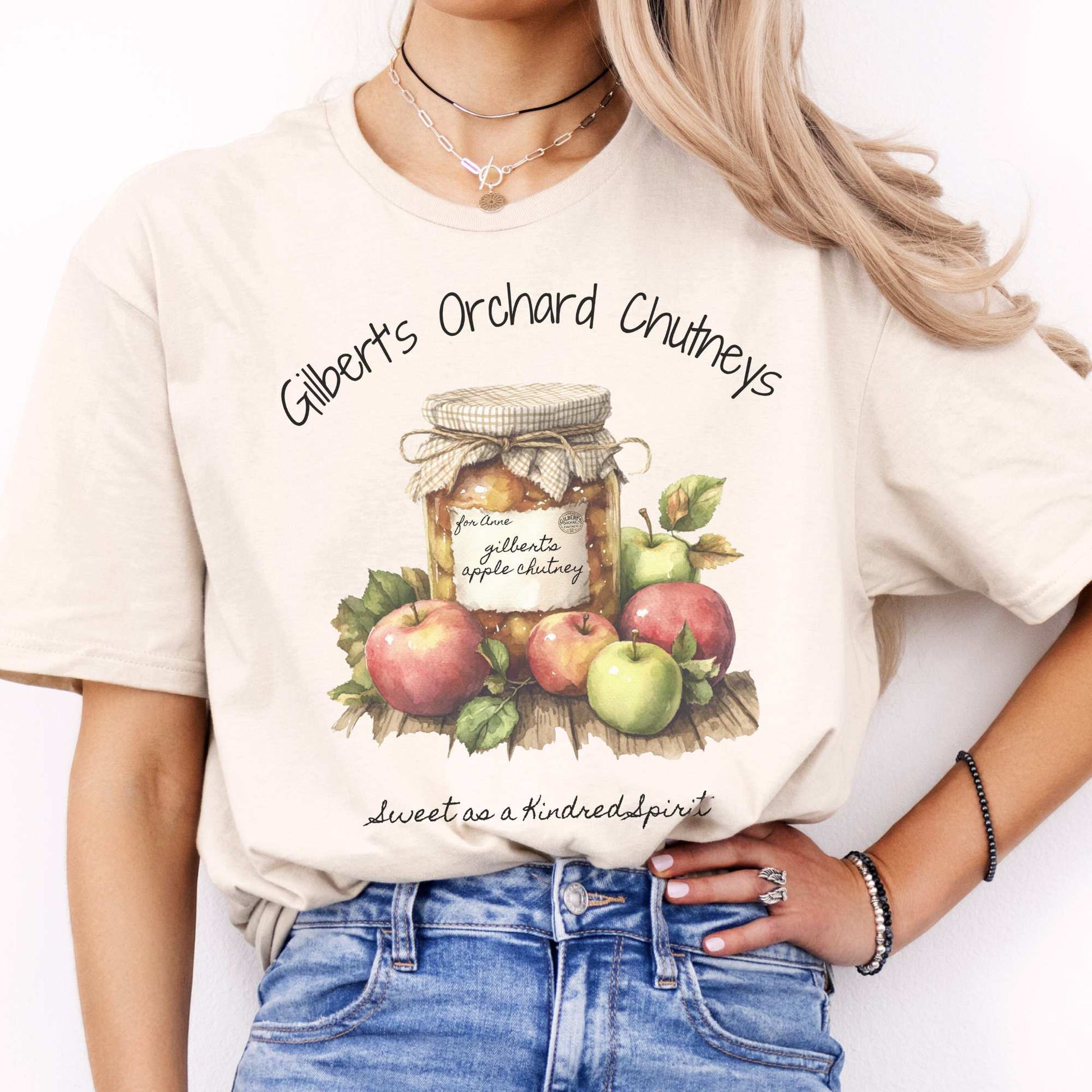 Gilbert's Orchard Chutneys Tee Natural / S T-Shirt The Mystic Eden Bookish Book Lovers