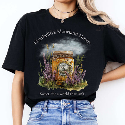 Heathcliff's Moorland Honey Tee Black / S T-Shirt The Mystic Eden Bookish Book Lovers