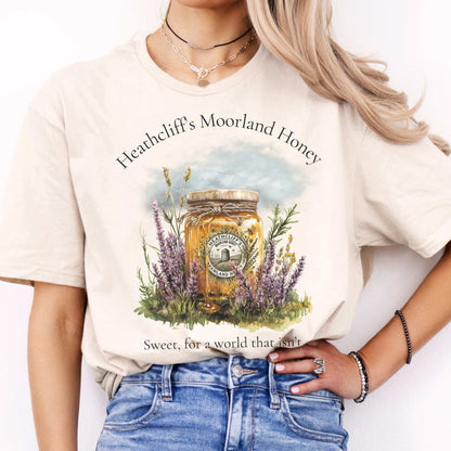 Heathcliff's Moorland Honey Tee Natural / S T-Shirt The Mystic Eden Bookish Book Lovers