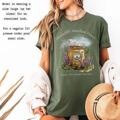 Heathcliff's Moorland Honey Tee T-Shirt The Mystic Eden Bookish Book Lovers