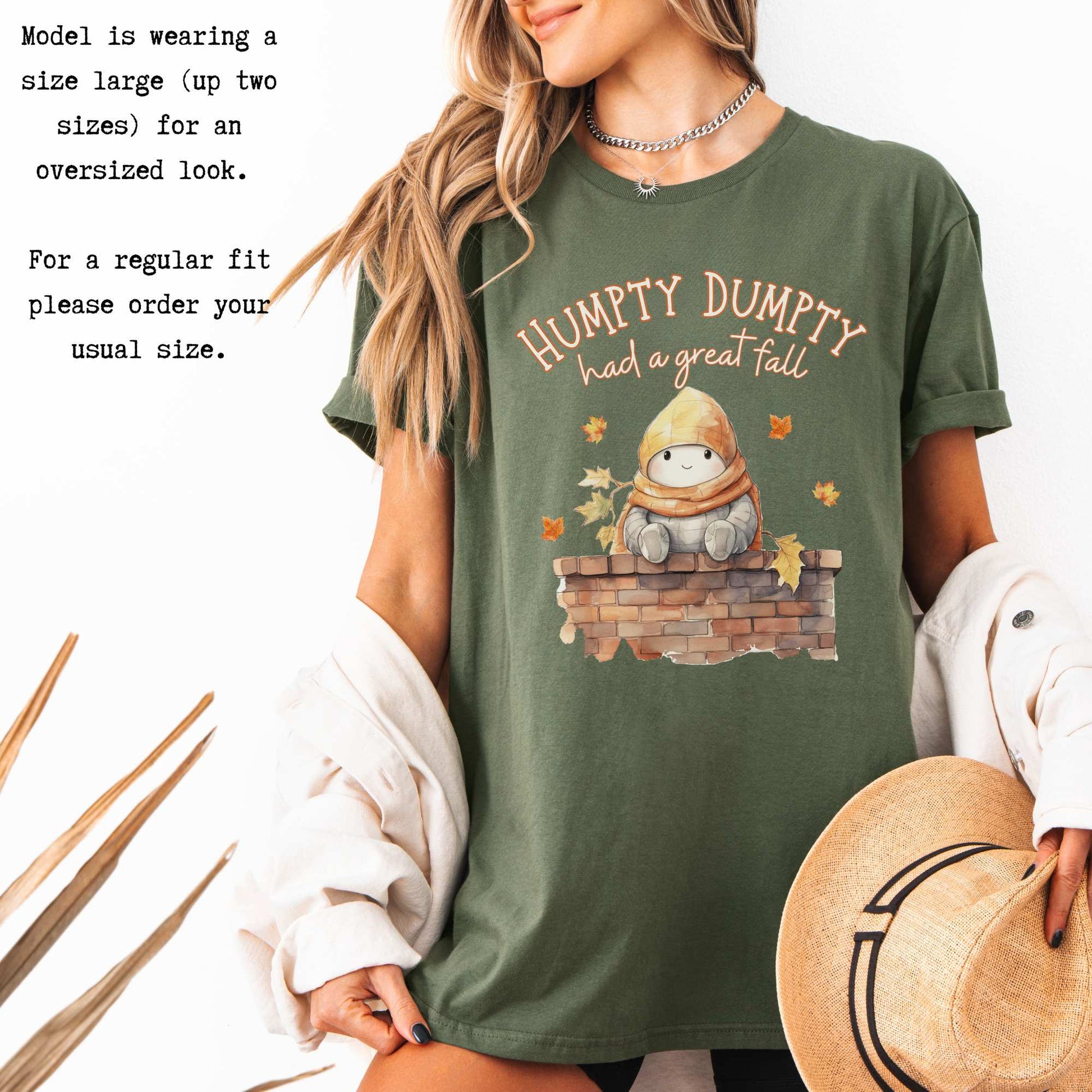 Humpty Dumpty Had a Great Fall T-Shirt The Mystic Eden Bookish Book Lovers