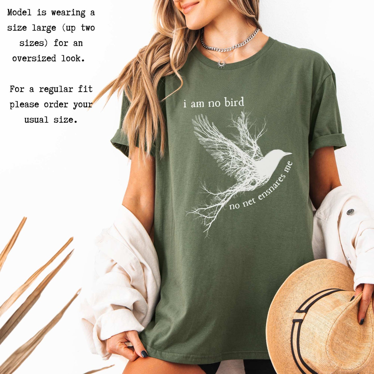 I am no bird Jane Eyre Charlotte Brontë Shirt T-Shirt The Mystic Eden Bookish Book Lovers