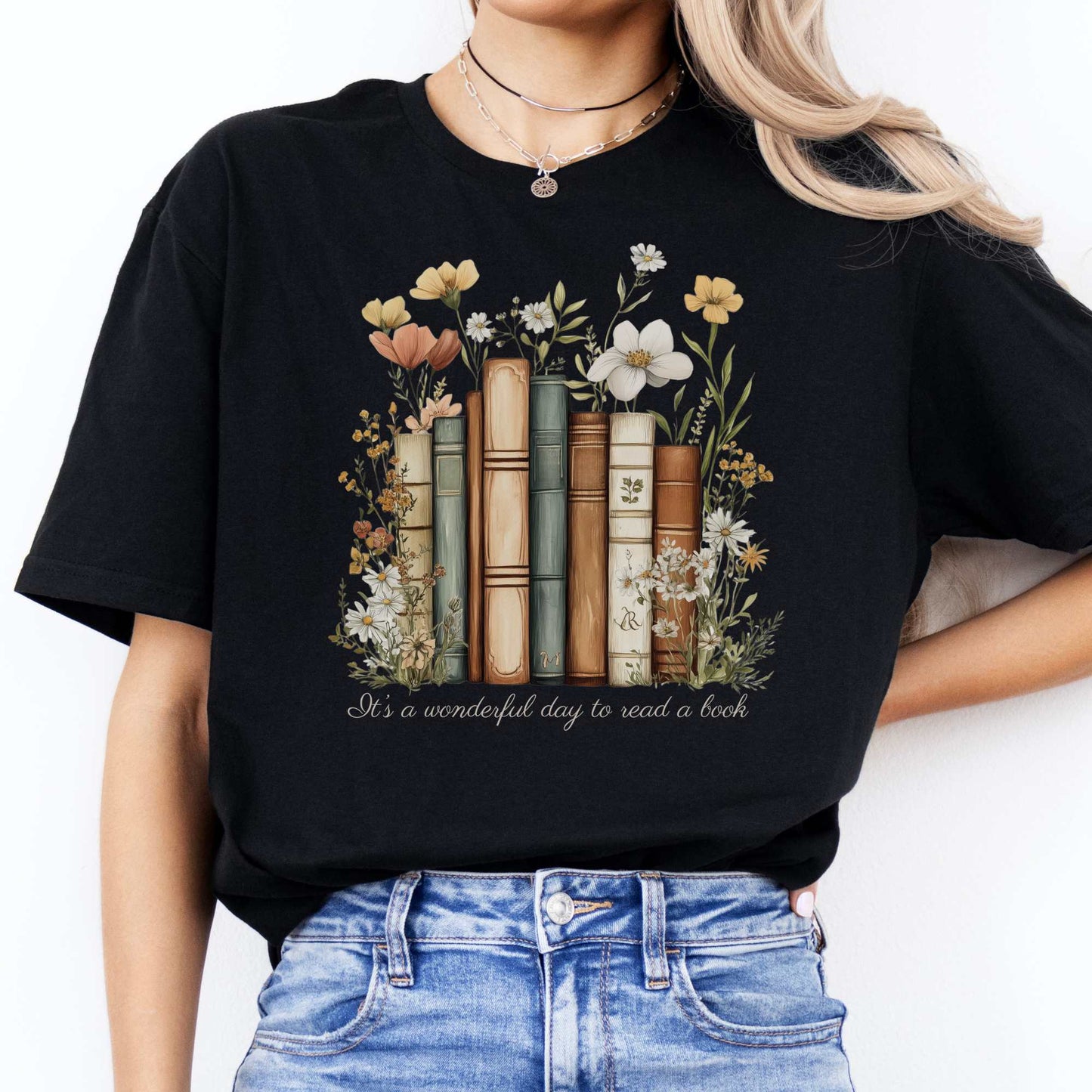 It's A Wonderful Day To Read A Book Shirt Black / S T-Shirt The Mystic Eden Bookish Book Lovers