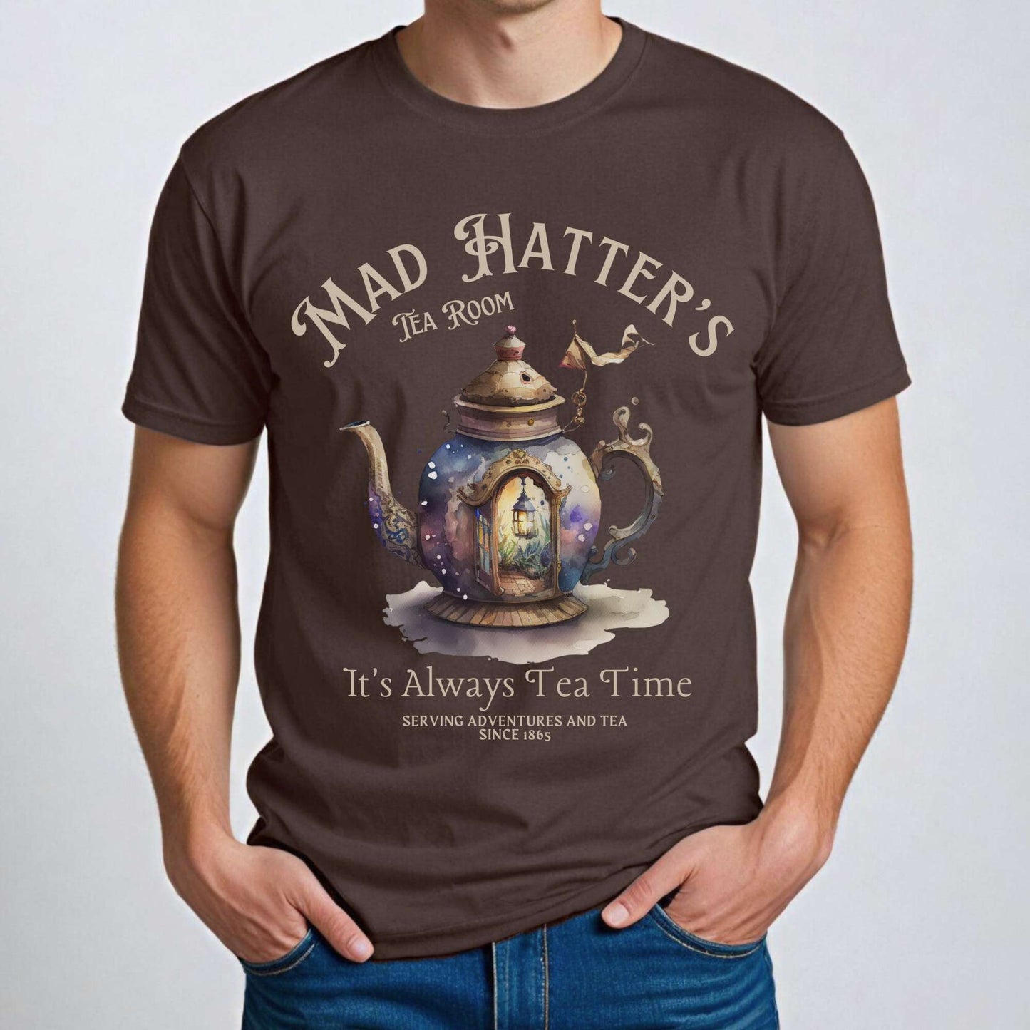 It's Alway's Tea Time Mad Hatter's Tea Room Shirt T-Shirt The Mystic Eden Bookish Book Lovers