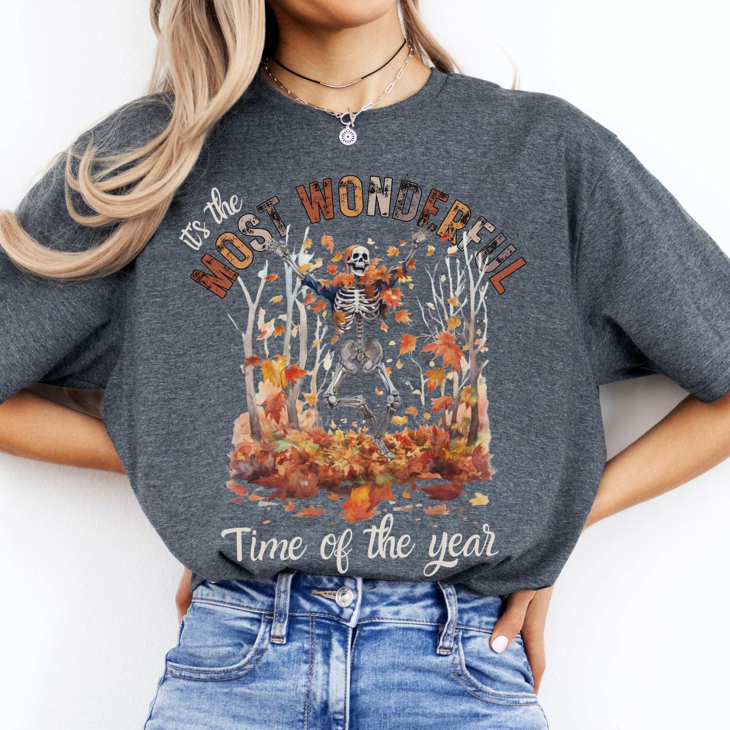 It's The Most Wonderful Time of The Year Halloween Fall Shirt Sport Grey / S T-Shirt The Mystic Eden Bookish Book Lovers