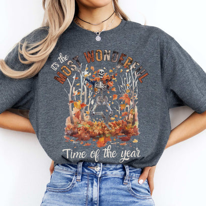 It's The Most Wonderful Time of The Year Halloween Fall Shirt Sport Grey / S T-Shirt The Mystic Eden Bookish Book Lovers