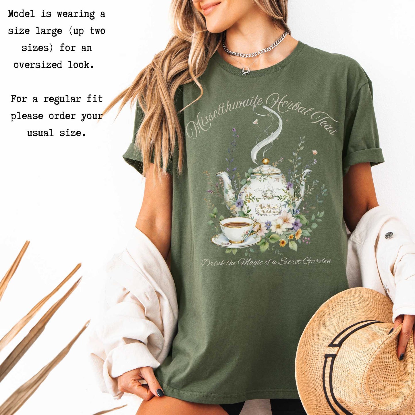 Misselthwaite Herbal Teas - The Secret Garden Tee T-Shirt The Mystic Eden Bookish Book Lovers