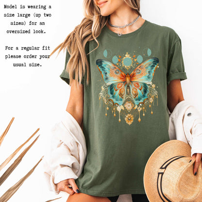 Mystical and Whimsical Butterfly Shirt T-Shirt The Mystic Eden Bookish Book Lovers