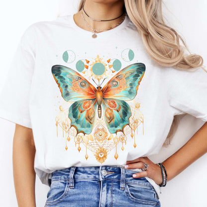 Mystical and Whimsical Butterfly Shirt White / S T-Shirt The Mystic Eden Bookish Book Lovers