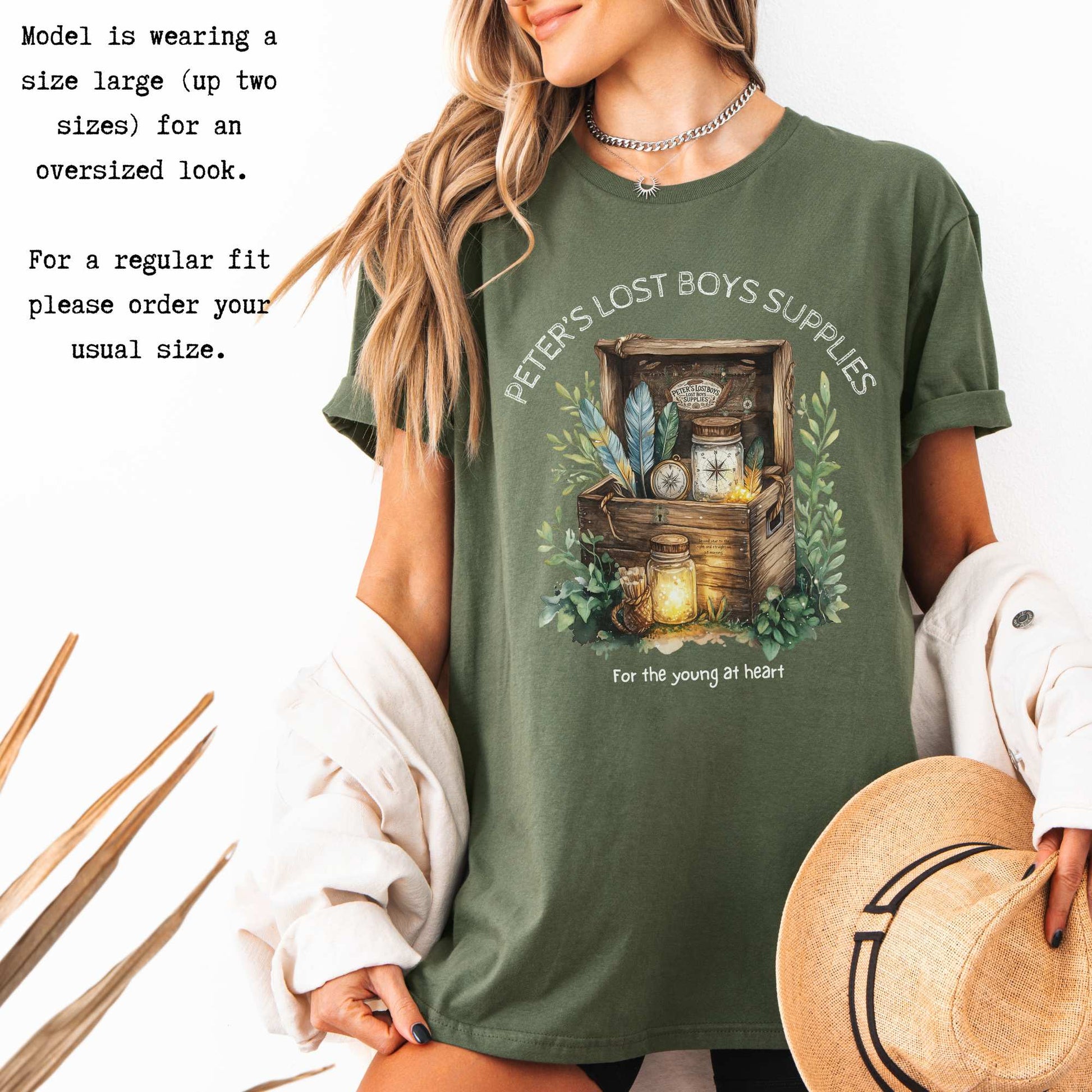 Peter's Lost Boys Supplies Shirt Peter Pan T-Shirt The Mystic Eden Bookish Book Lovers