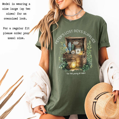 Peter's Lost Boys Supplies Shirt Peter Pan T-Shirt The Mystic Eden Bookish Book Lovers