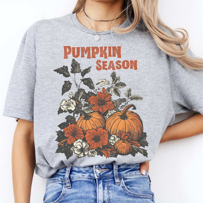 Pumpkin Season Halloween Fall Tee Sport Grey / S T-Shirt The Mystic Eden Bookish Book Lovers