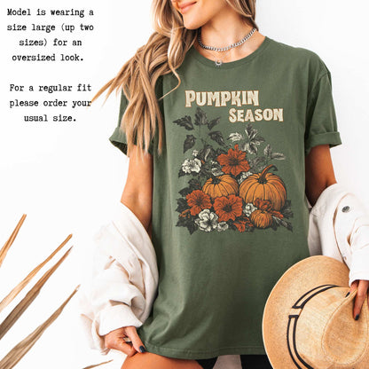 Pumpkin Season Halloween Fall Tee T-Shirt The Mystic Eden Bookish Book Lovers