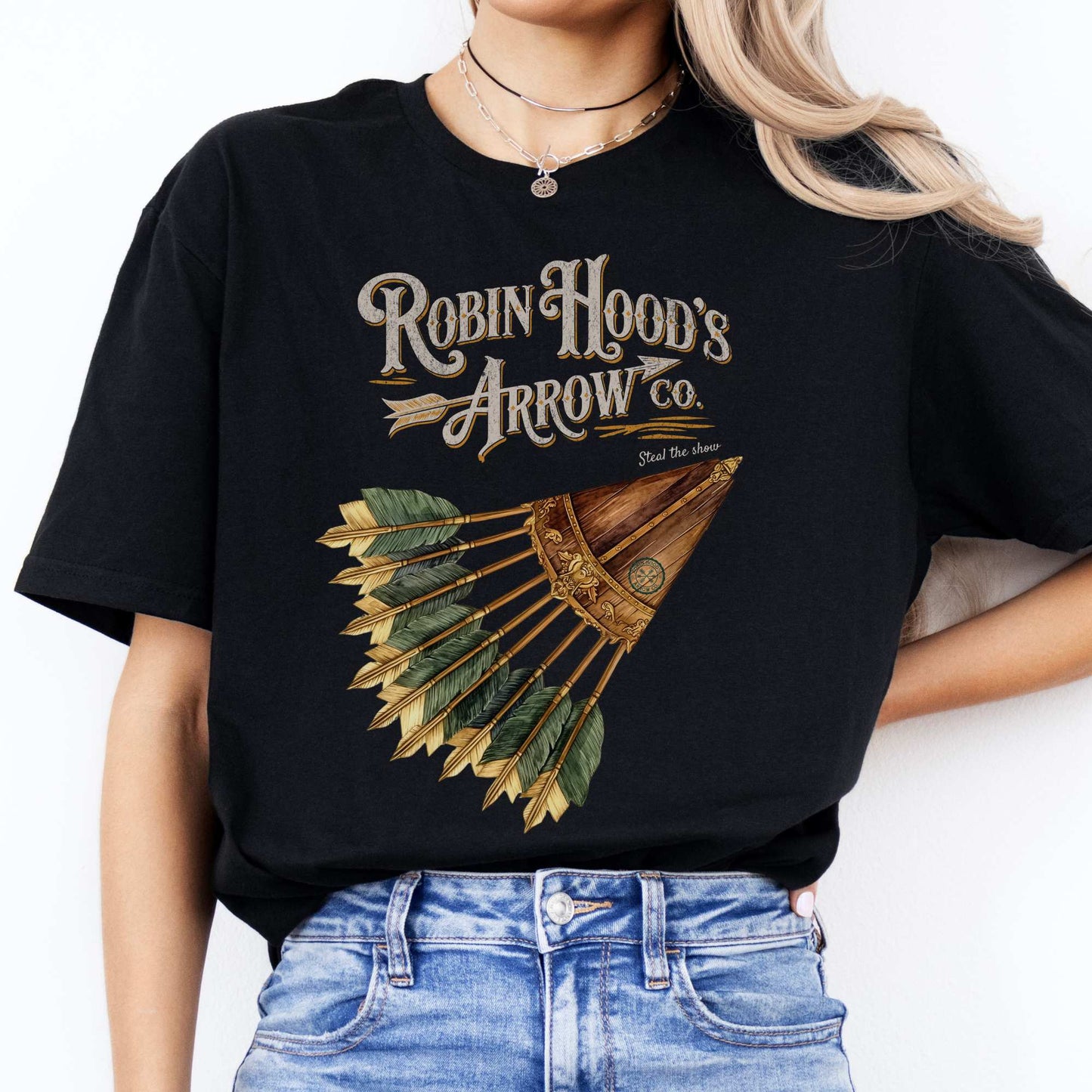 Robin Hood's Arrow Co. Shirt Black / S T-Shirt The Mystic Eden Bookish Book Lovers