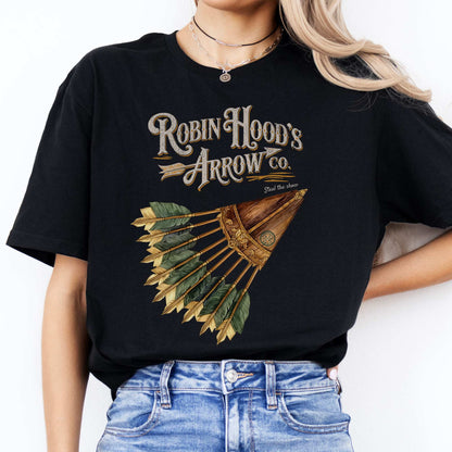Robin Hood's Arrow Co. Shirt Black / S T-Shirt The Mystic Eden Bookish Book Lovers