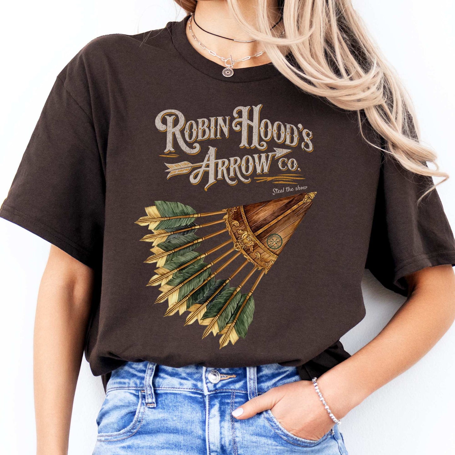 Robin Hood's Arrow Co. Shirt Dark Chocolate / S T-Shirt The Mystic Eden Bookish Book Lovers