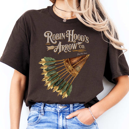 Robin Hood's Arrow Co. Shirt Dark Chocolate / S T-Shirt The Mystic Eden Bookish Book Lovers