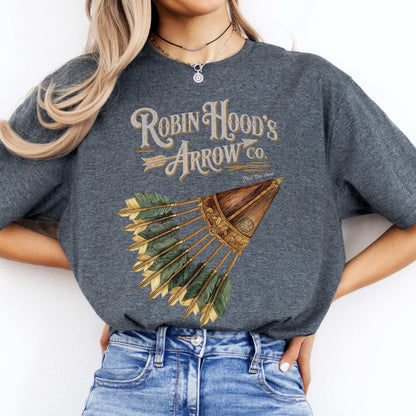 Robin Hood's Arrow Co. Shirt Dark Heather / S T-Shirt The Mystic Eden Bookish Book Lovers