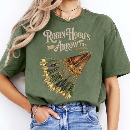 Robin Hood's Arrow Co. Shirt Military Green / S T-Shirt The Mystic Eden Bookish Book Lovers