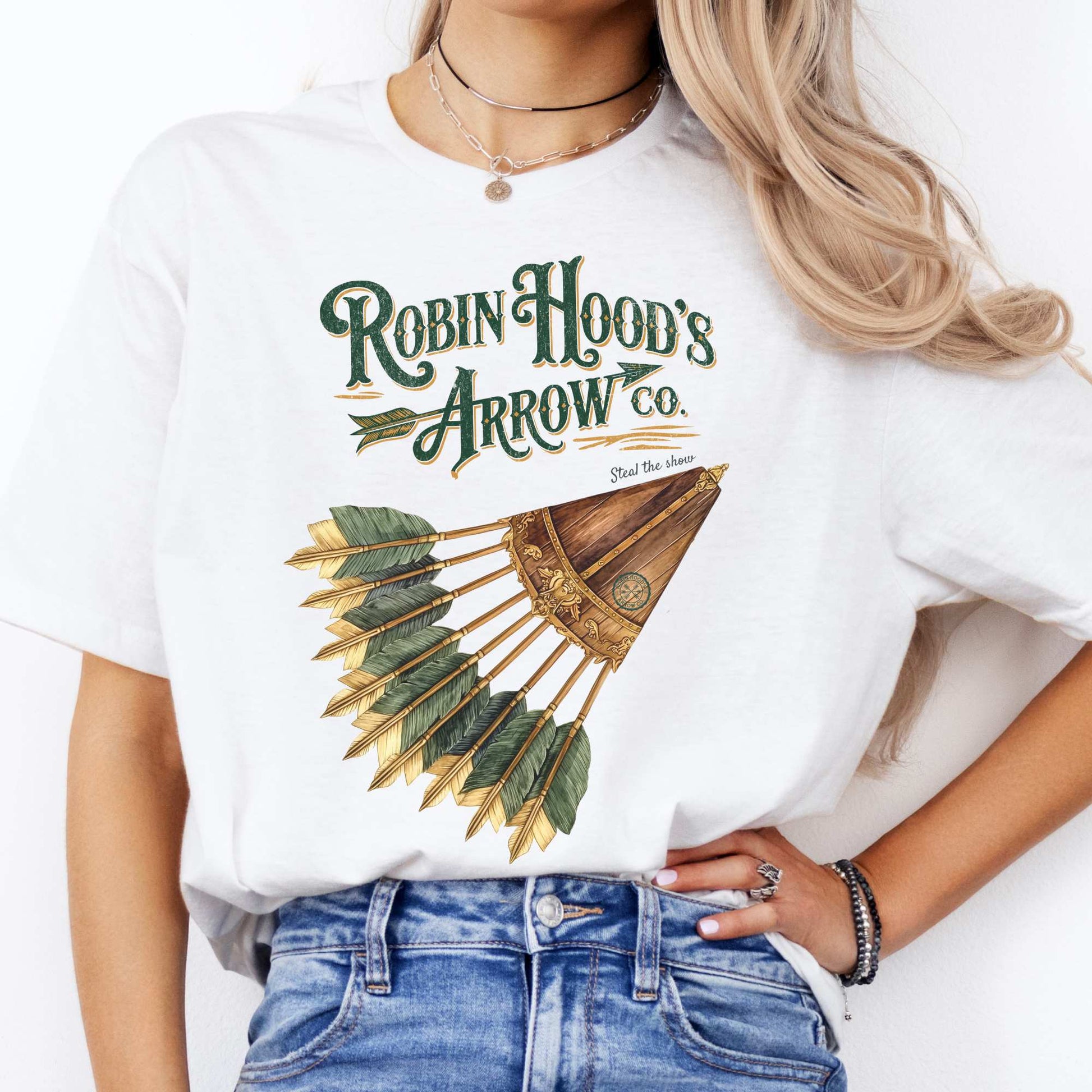 Robin Hood's Arrow Co. Shirt White / S T-Shirt The Mystic Eden Bookish Book Lovers