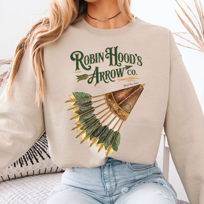 Robin Hood's Arrow Co. Sweatshirt Sand / S Sweatshirt The Mystic Eden Bookish Book Lovers