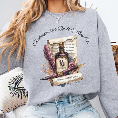 Shakespeare's Quill & Ink Co. Sweatshirt Sport Grey / S Sweatshirt The Mystic Eden Bookish Book Lovers
