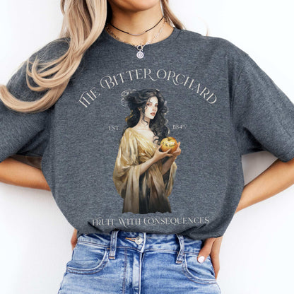 The Bitter Orchard T-Shirt – Fruit With Consequences Dark Heather / S T-Shirt The Mystic Eden Bookish Book Lovers