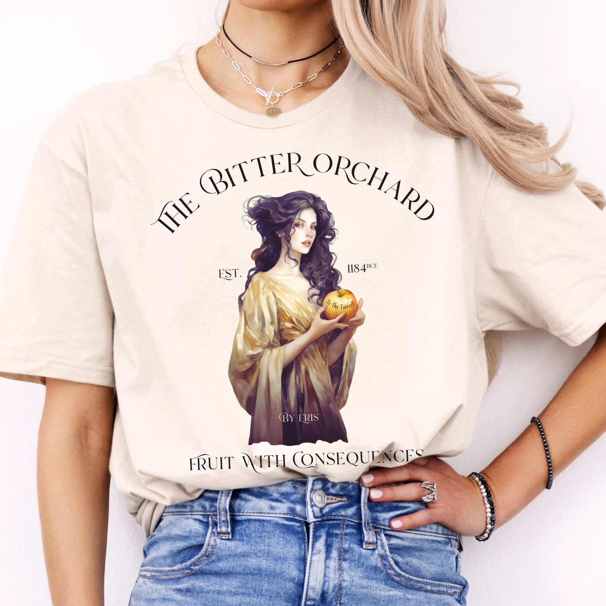 The Bitter Orchard T-Shirt – Fruit With Consequences Natural / S T-Shirt The Mystic Eden Bookish Book Lovers