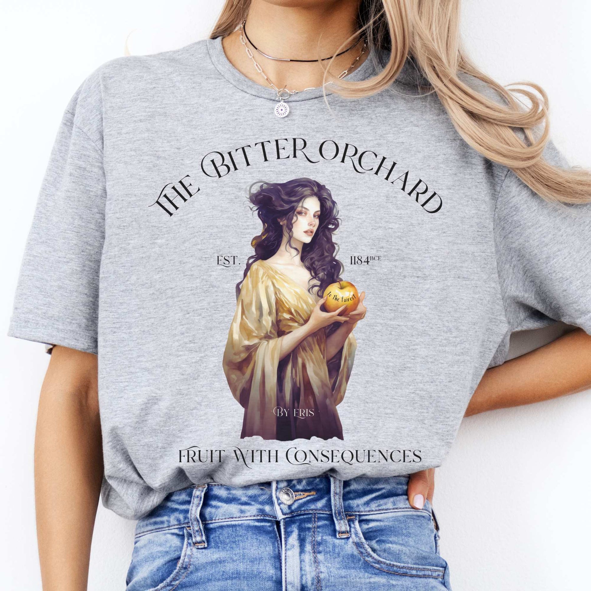 The Bitter Orchard T-Shirt – Fruit With Consequences Sport Grey / S T-Shirt The Mystic Eden Bookish Book Lovers